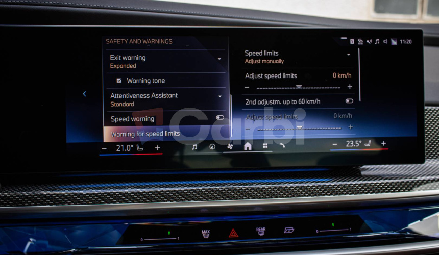 BMW Rad 7 740d xDrive M Pro, Merino Tartufo, TV, Massage, Crystal, Sky Lounge, Carbon, TOP