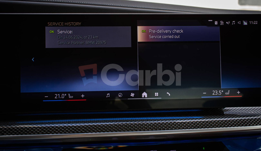 BMW Rad 7 740d xDrive M Pro, Merino Tartufo, TV, Massage, Crystal, Sky Lounge, Carbon, TOP