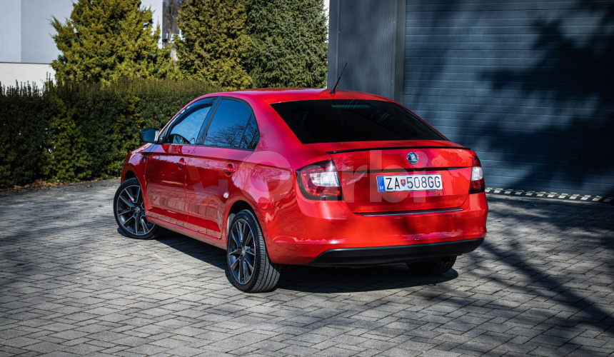 Škoda Rapid 1.2 TSI 77kW, 1. majiteľ, slovenské, pôvodný lak, R17 ALU, šport sedadlá