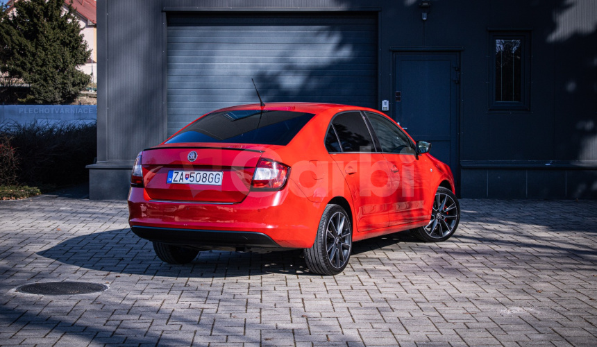 Škoda Rapid 1.2 TSI 77kW, 1. majiteľ, slovenské, pôvodný lak, R17 ALU, šport sedadlá