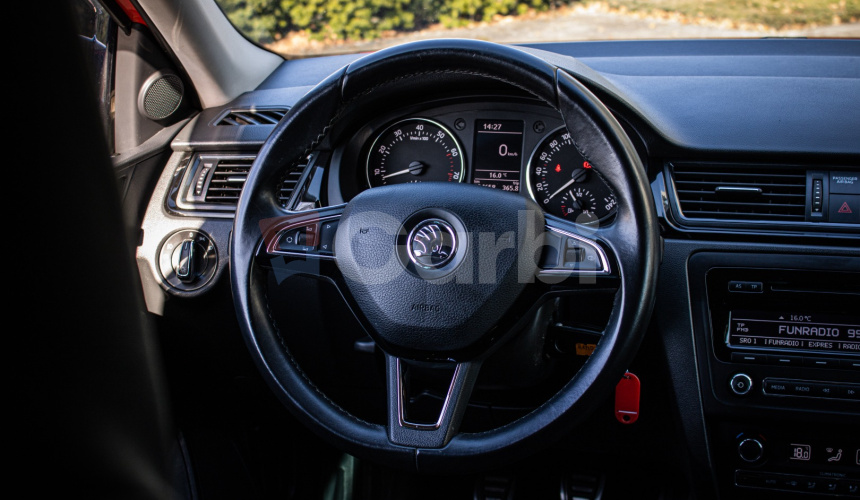 Škoda Rapid 1.2 TSI 77kW, 1. majiteľ, slovenské, pôvodný lak, R17 ALU, šport sedadlá