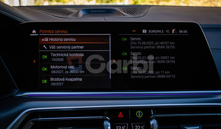 BMW X5 xDrive 40d Msport, Laser, Vzduch, Webasto, Masáž, Pano, Bowers Wilkins, DPH