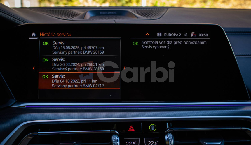 BMW X5 xDrive 40d Msport, Laser, Vzduch, Webasto, Masáž, Pano, Bowers Wilkins, DPH