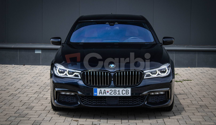 BMW Rad 7 740d xDrive Msport, HUD, Masáž, Softclose, Shadowline, Display Key, DPH