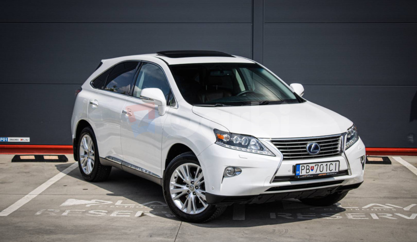 Lexus RX 450h Premium, Slovenské, Pravidelný servis, Strešné okno, ťažné, vzduch