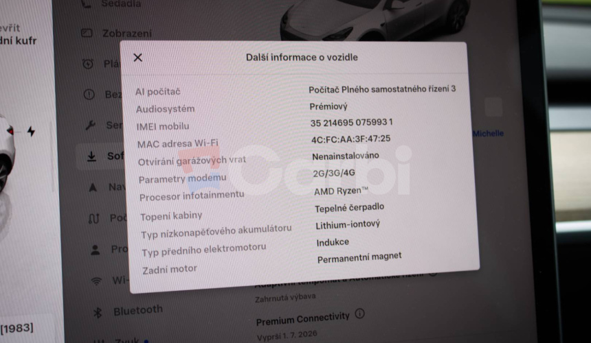 Tesla Model Y Long Range Ryzen, SOH 90%, Grok, Tepelné čerpadlo, Matrix LED, Dvojité sklá