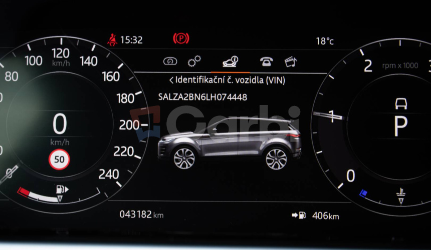 Land Rover Range Rover Evoque 2.0D D180 HSE, Nelakované, Pano, Meridian Sound, Virtual, TOP