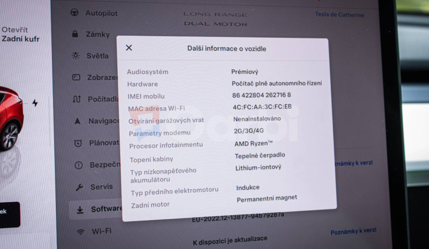 Tesla Model Y Long Range AWD, Biely interiér, Tepelné čerpadlo, Dvojité sklá, DPH