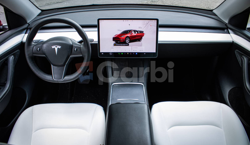 Tesla Model Y Long Range AWD, Biely interiér, Tepelné čerpadlo, Dvojité sklá, DPH