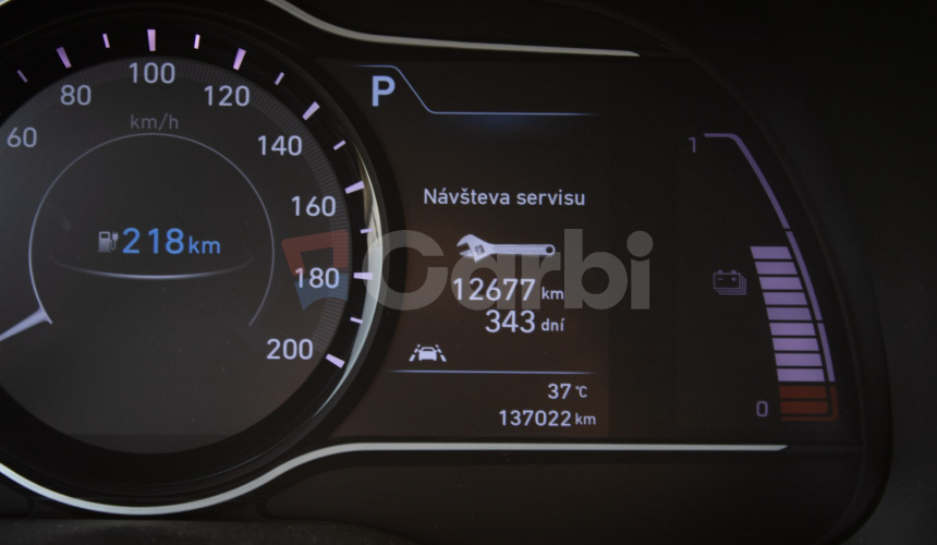 Hyundai Kona Electric+ 64kWh batéria 98% SOH, slovenské s históriou, HUD, Krell audio, DPH