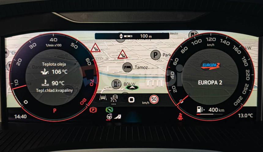 Škoda Octavia Combi VRS 195kW DSG Webasto, Virtual Cockpit
