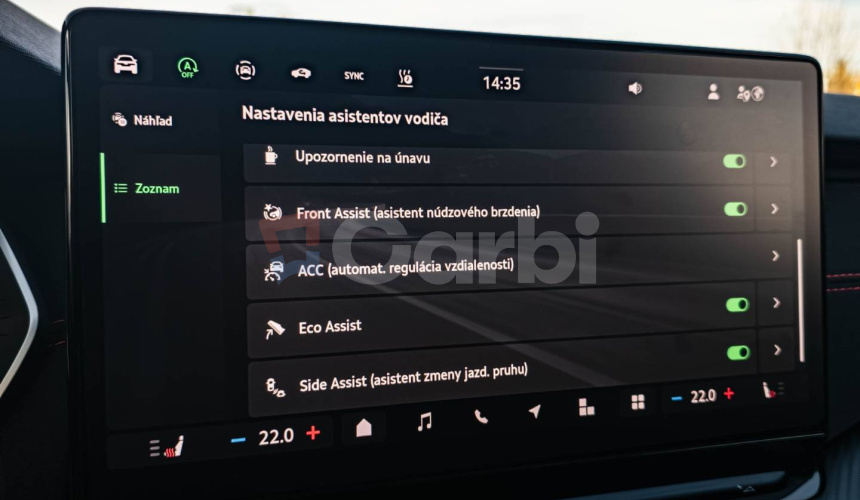 Škoda Octavia Combi VRS 195kW DSG Webasto, Virtual Cockpit