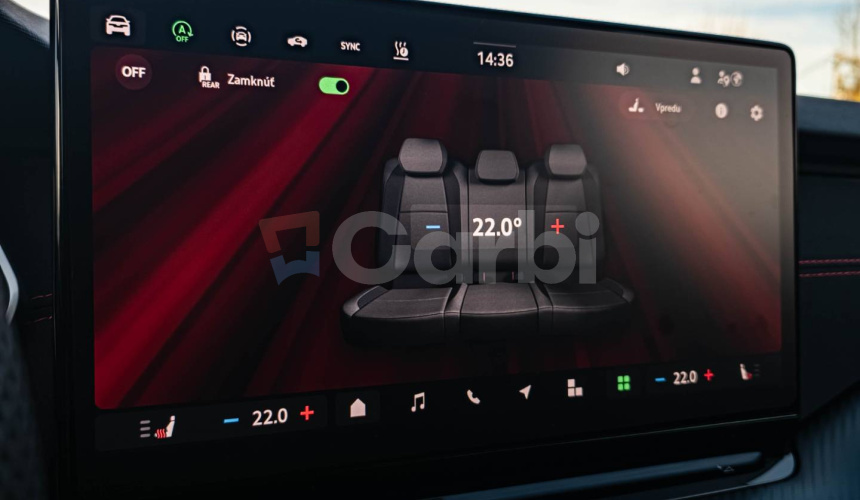 Škoda Octavia Combi VRS 195kW DSG Webasto, Virtual Cockpit