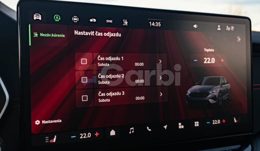 Škoda Octavia Combi VRS 195kW DSG Webasto, Virtual Cockpit
