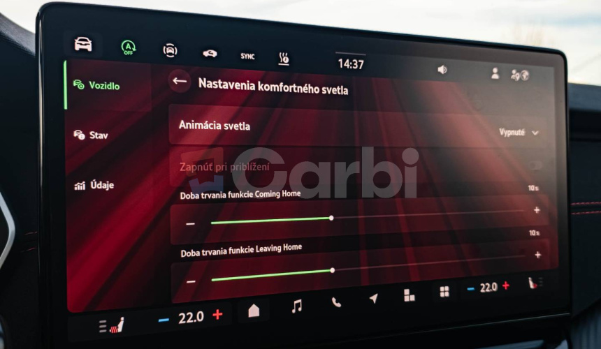 Škoda Octavia Combi VRS 195kW DSG Webasto, Virtual Cockpit