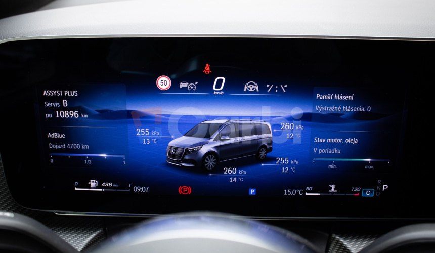 Mercedes-Benz V300d 4MATIC AMG Line, Black optik, Slovenské, Servis grátis, ťažné, Multibeam