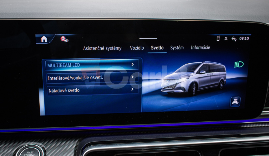 Mercedes-Benz V300d 4MATIC AMG Line, Black optik, Slovenské, Servis grátis, ťažné, Multibeam