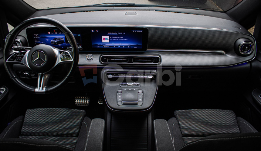 Mercedes-Benz V300d 4MATIC AMG Line, Black optik, Slovenské, Servis grátis, ťažné, Multibeam