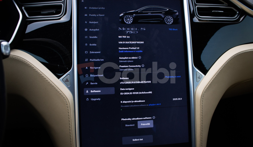 Tesla Model 75D Free Supercharging SC01, SOH 94%, Black, R21 ALU, nové brzdy, dojazd 440 km