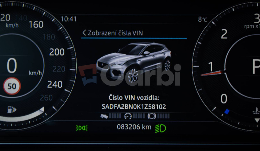 Jaguar E-Pace 2.0 I4 180k S AWD A/T, Slovenské, 360°, Virtual Cockpit, čierny strop