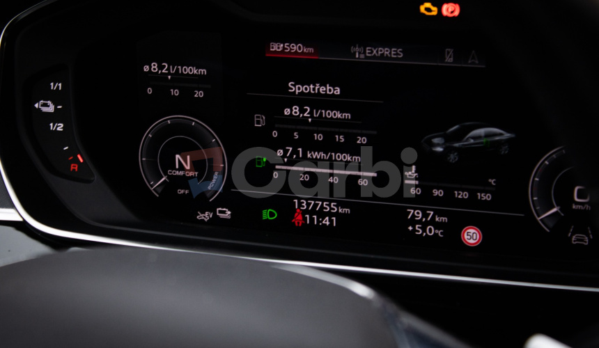 Audi A8 60 TFSI-e V6 a plug-in hybrid quattro tiptronic, nelakované, masáž, pano,webasto