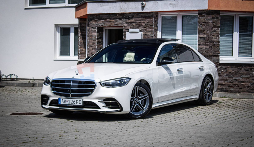 Mercedes-Benz S trieda Sedan 580e L 4MATIC Manufaktur, Slovenské, Nelakované, V záruke, Pano, D