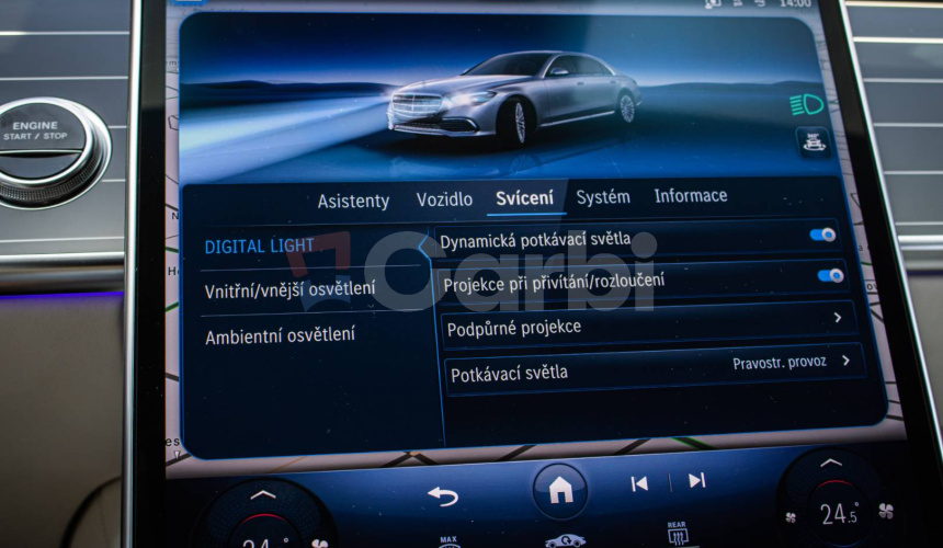 Mercedes-Benz S trieda Sedan 580e L 4MATIC Manufaktur, Slovenské, Nelakované, V záruke, Pano, D