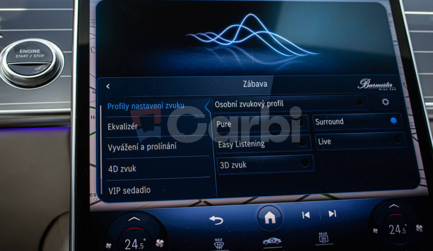 Mercedes-Benz S trieda Sedan 580e L 4MATIC Manufaktur, Slovenské, Nelakované, V záruke, Pano, D
