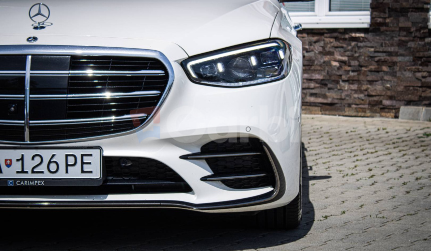 Mercedes-Benz S trieda Sedan 580e L 4MATIC Manufaktur, Slovenské, Nelakované, V záruke, Pano, D