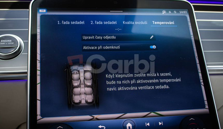 Mercedes-Benz S trieda Sedan 580e L 4MATIC Manufaktur, Slovenské, Nelakované, V záruke, Pano, D