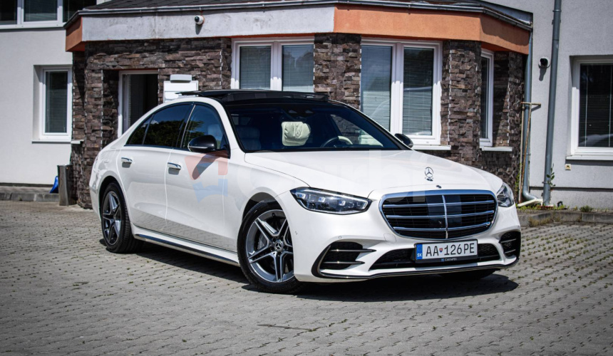 Mercedes-Benz S trieda Sedan 580e L 4MATIC Manufaktur, Slovenské, Nelakované, V záruke, Pano, D