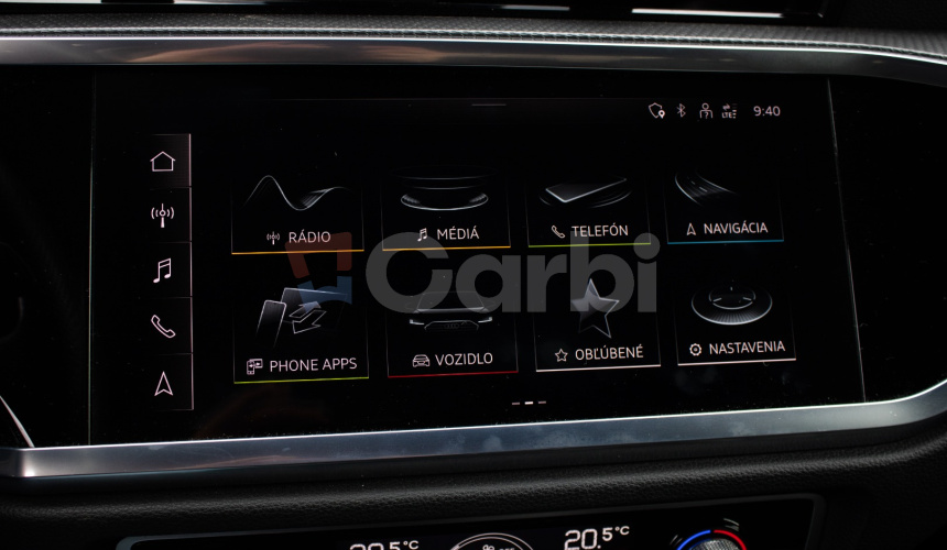 Audi Q3 35 1.5 TFSI S-line, 1. majiteľ, v záruke, Nelakované, Pano, Virtual, R20