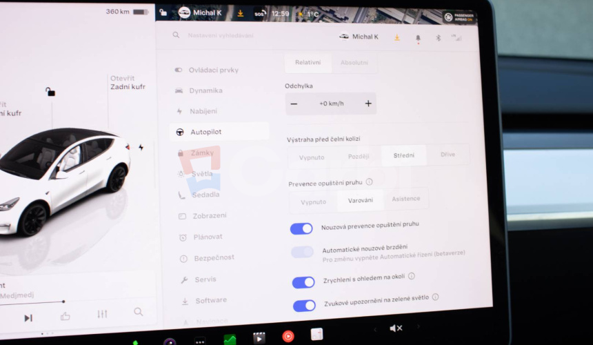 Tesla Model Y Long Range Ryzen FSD balík, 1. majiteľ, tepelné čerpadlo, biely interiér, DPH