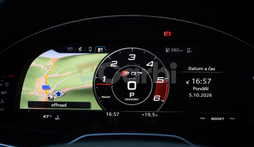 Audi SQ7 4.0 TDI V8 Quattro Tiptronic, Black Optik, Matrix LED, R22,Po veľkom servise