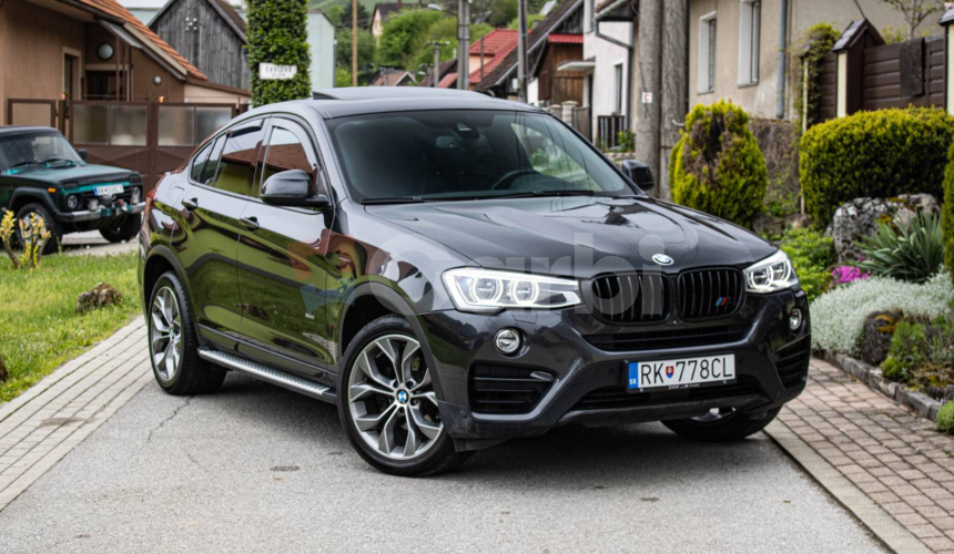 BMW X4 35d M Packet, Strešné okno, ACC, Harman Kardon, HUD, Ťažné