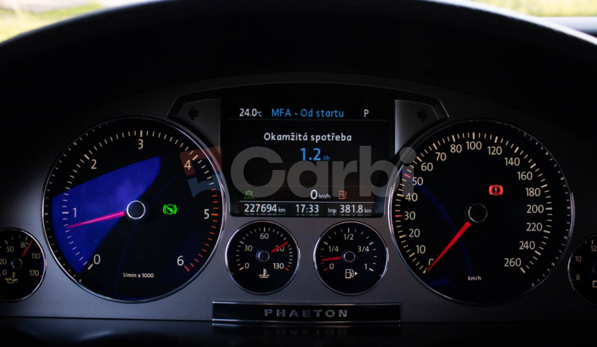Volkswagen Phaeton 3.0 TDI V6 Tiptronic 4Motion WEBASTO, Dvojité sklá, masáž, ACC, vzduch