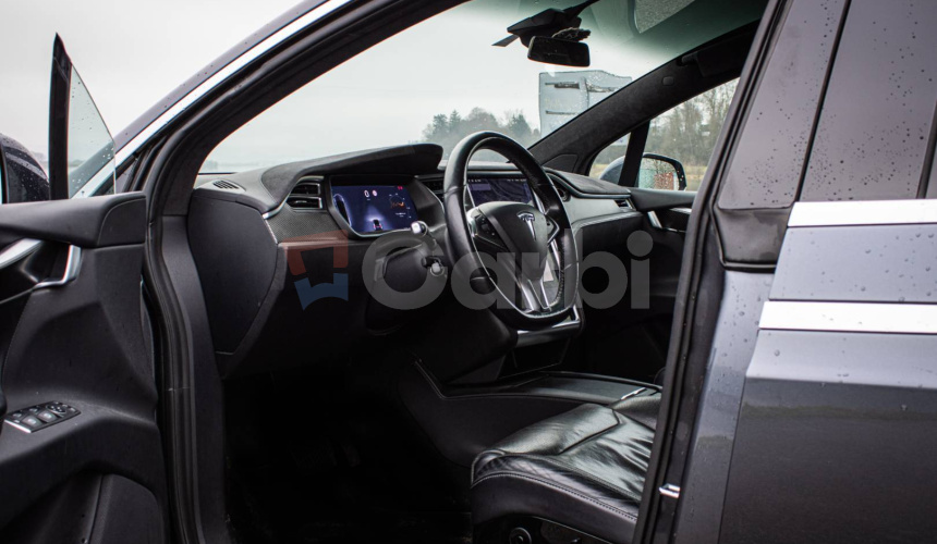 Tesla Model X 90D Premium 7-miestne, Free Supercharger SC01, Carbon, ťažné, odpočet DPH