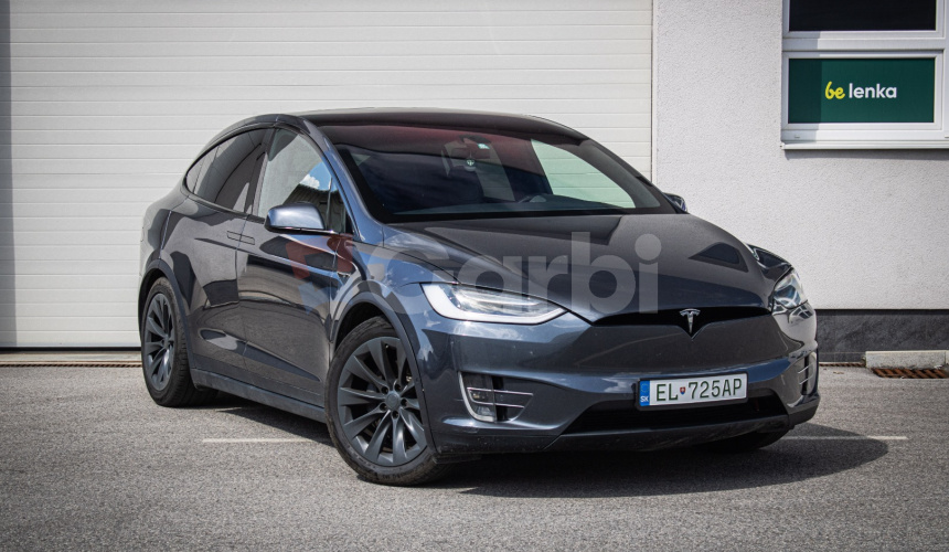 Tesla Model X 90D Premium 7-miestne, Free Supercharger SC01, Carbon, ťažné, odpočet DPH