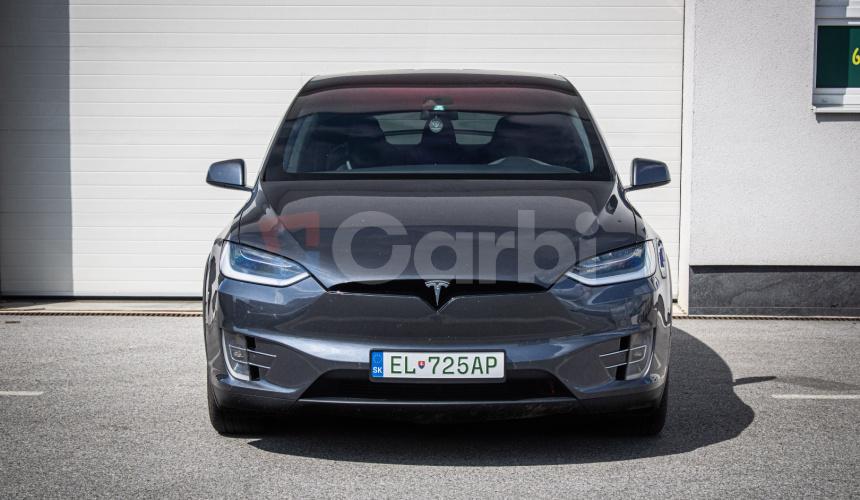 Tesla Model X 90D Premium 7-miestne, Free Supercharger SC01, Carbon, ťažné, odpočet DPH