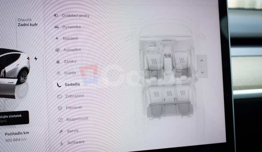 Tesla Model Y Long Range Ryzen, R20, SOH 92%, nelakované, Matrix, 4x dvojité sklá, DPH