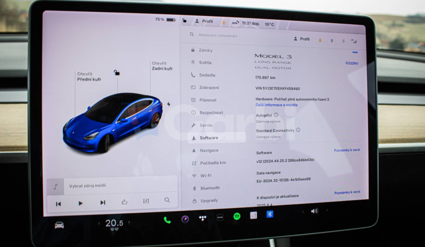 Tesla Model 3 Long Range 75 kWh, Premium Audio, 4x4, ťažné zariadenie, odpočet DPH