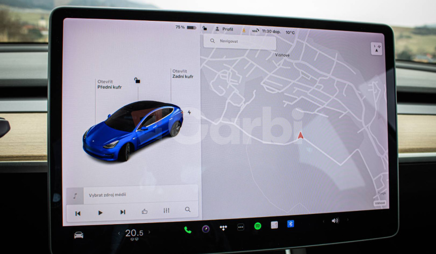 Tesla Model 3 Long Range 75 kWh, Premium Audio, 4x4, ťažné zariadenie, odpočet DPH