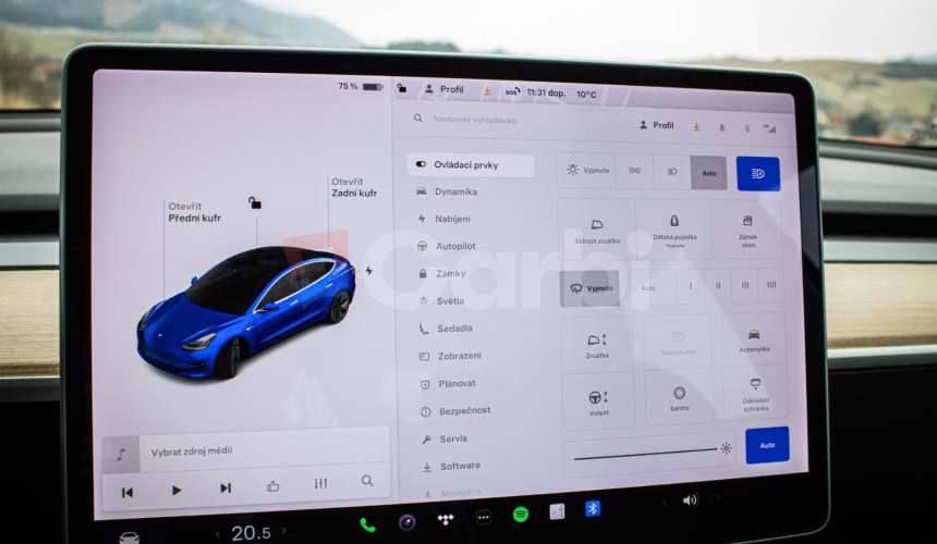 Tesla Model 3 Long Range 75 kWh, Premium Audio, 4x4, ťažné zariadenie, odpočet DPH