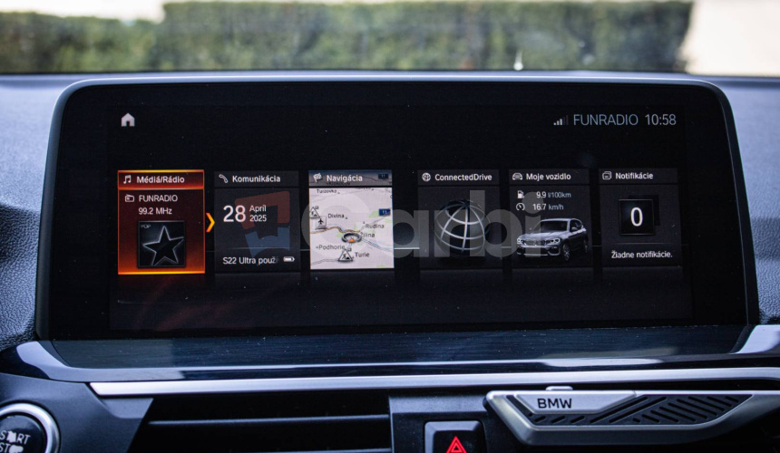 BMW X3 xDrive 20d Msport, Panoráma, HUD, Keylles-go, ambient, El ťažné, 2 sady kolies