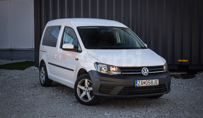Volkswagen Caddy 2.0 TDI 75kW veľmi pekný stav, ťažné, nové brzdy, vymenené rozvody, ALU