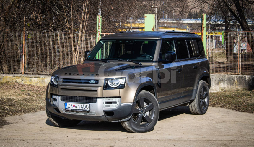 Land Rover Defender 110 P400, nelakované, el. ťažné, nejazdené v teréne, DPH