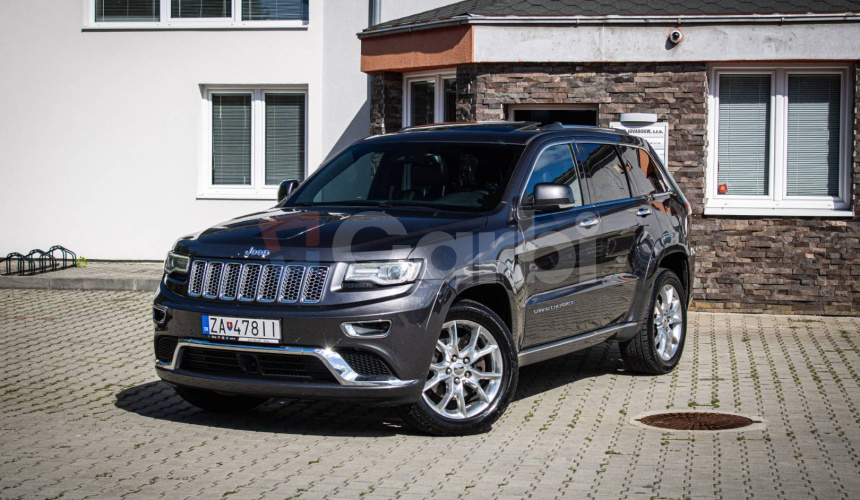 Jeep Grand Cherokee 3.0 CRD V6 Summit, Slovenské, ťažné, zadné LCD, DPH