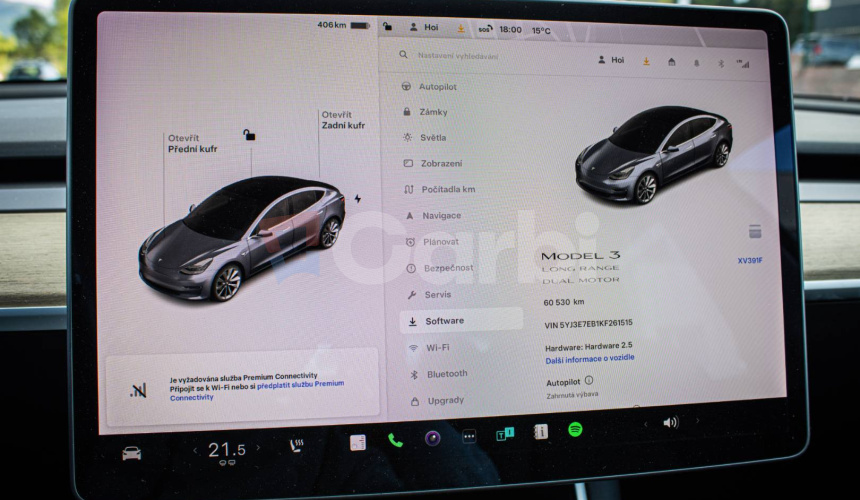 Tesla Model 3 Long Range 4x4 Premium Sound, odpočet DPH