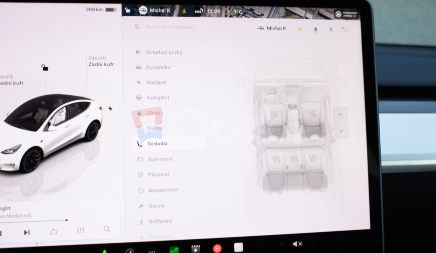 Tesla Model Y Long Range Dual Motor 82 kWh batéria, 1. majiteľ, tepelné čerpadlo, biely int.