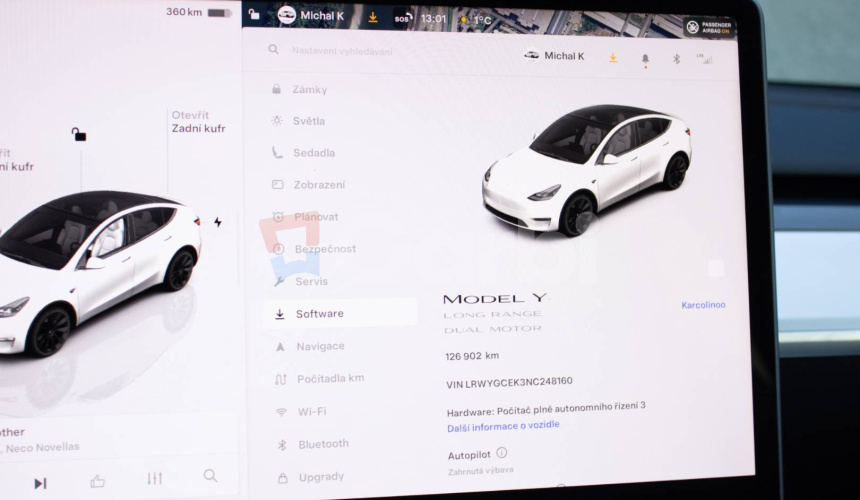 Tesla Model Y Long Range Dual Motor 82 kWh batéria, 1. majiteľ, tepelné čerpadlo, biely int.